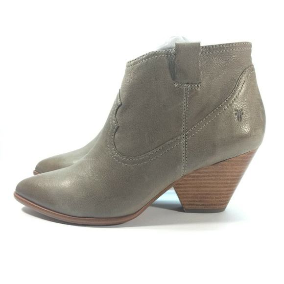 FRYE Women's Reina Leather Ankle Booties Size‎ 10 m - Picture 2 of 8